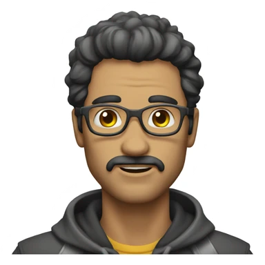 Homem metaleiro sticker