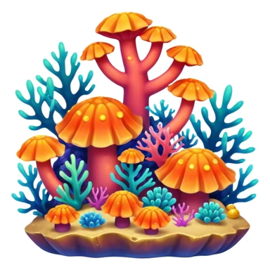 Coral Reef Treasure sticker