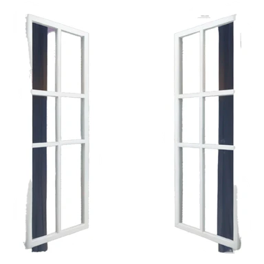 view beach from a window sticker