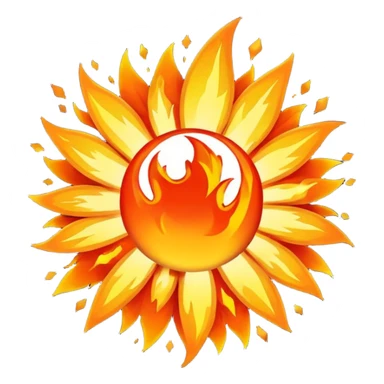 a minimalist explosion. sticker