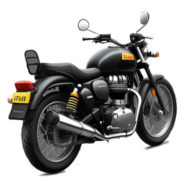 royal enfield meteor 350 BLACK sticker