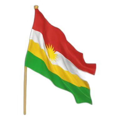 drapeau du kurdistan sticker