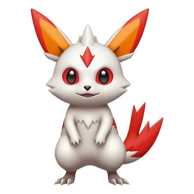 Victini-Pichu-Zangoose-Fakémon-hybrid-creature (full body)  sticker