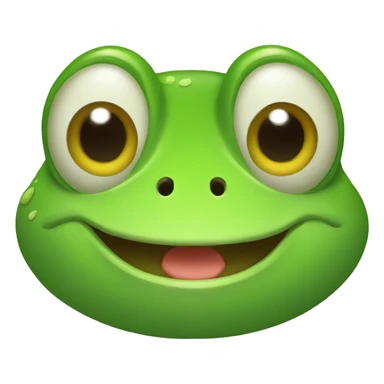 Happy  frog  sticker