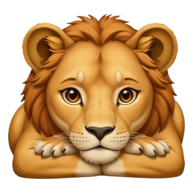 Lioness at rest sticker