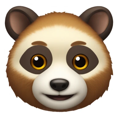 The Tanuki beast from the Japanese legend, make it smile sticker