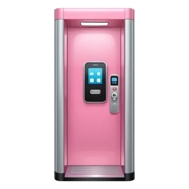 cute pink simple elevator sticker