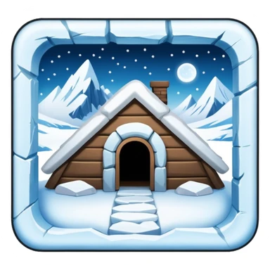 eskimo house sticker