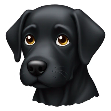 black dog pooping sticker
