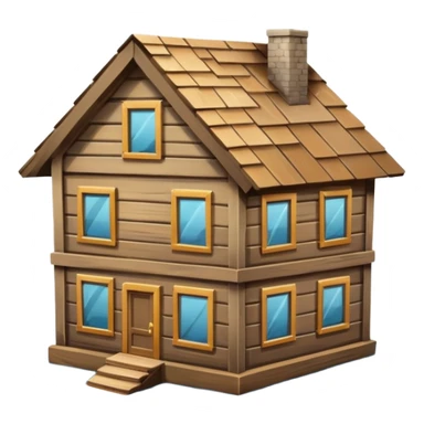 House with flooding around it sticker
