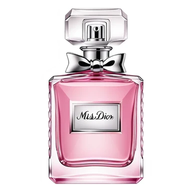 pink miss dior perfume  sticker