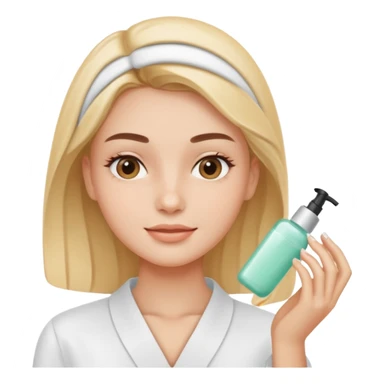 skincare routine sticker