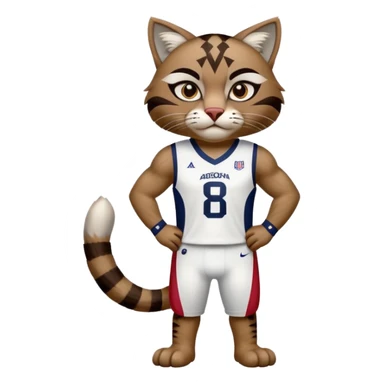 Arizona Wildcats mascot sticker