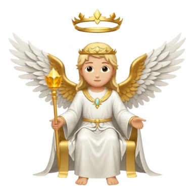 Throne, Angel. no human sticker