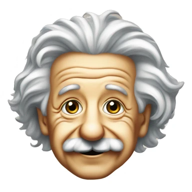 happy albert einstein draws chart board sticker