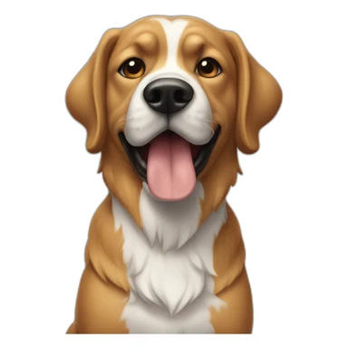 Chien qui fume sticker