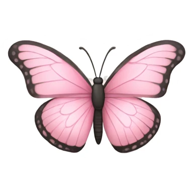 Light pink butterfly  sticker