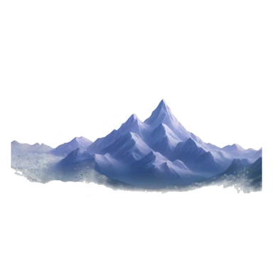 City of starlight In mountains sticker