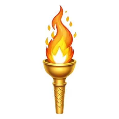 Olympic torch emoji sticker