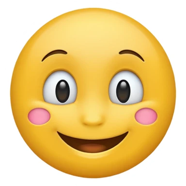 Yellow emoji that is happy sticker