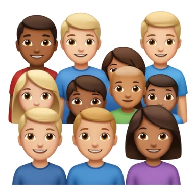 Kids turning around sticker