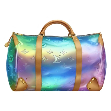 Iridescent Louis Vuitton duffle bag  sticker