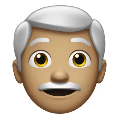 Laughing face with Igor eyes sticker