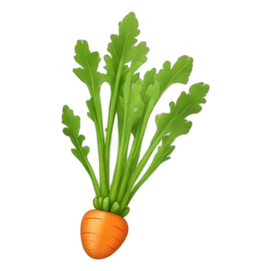 carrot one piece sticker