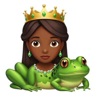 Princesa y el sapo sticker