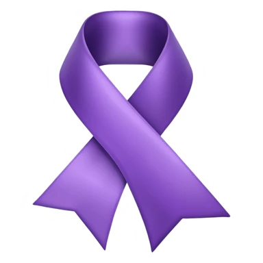 Purple Ribbon sticker