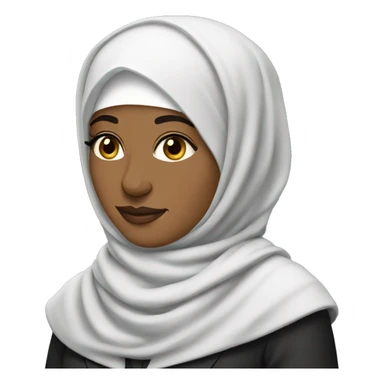 Hijabi lawyer sticker