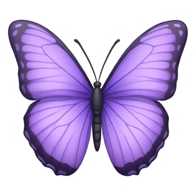 Purple lavender butterfly sticker