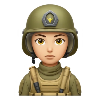 Ukrainian intelligante agency warrior sticker