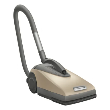 Stick vacuum cleaner beige grey sticker
