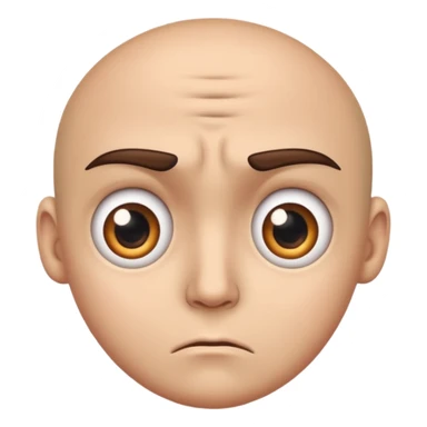 face with twitching eye sticker