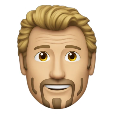Johnny hallyday sticker