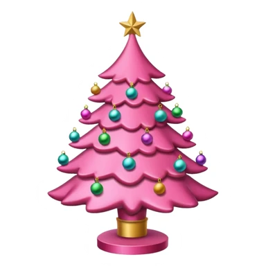 Natale rosa, estetico  sticker