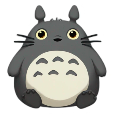 Dark totoro sticker