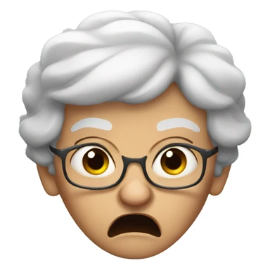 really angry grandma sticker