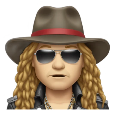 Axl rose sticker
