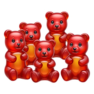 red Gummy Bears sticker