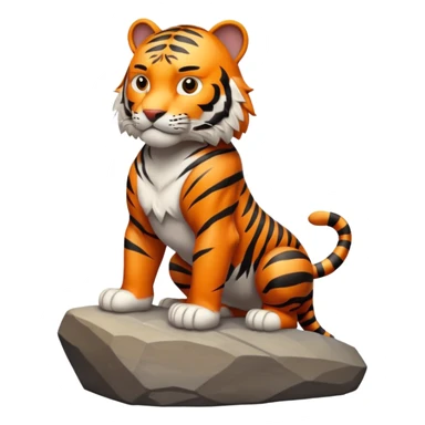 Tigre en la cima sticker