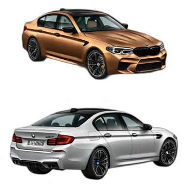 Bmw m5 wild sedan sticker