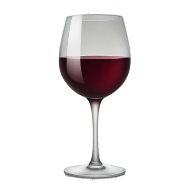 Glass of wine sticker