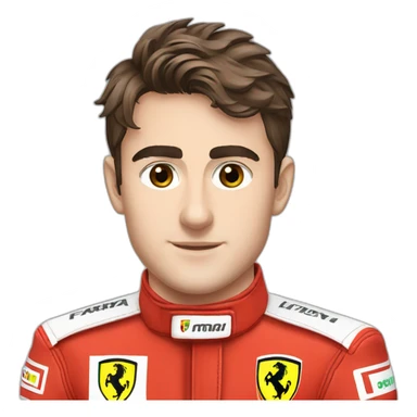 Charles Leclerc Ferrari sticker