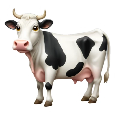 Legless cow sticker