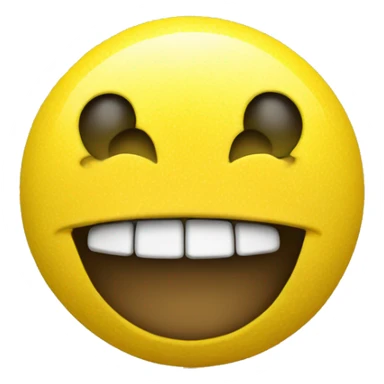 a yellow smiley face ball with small ball hands sticker