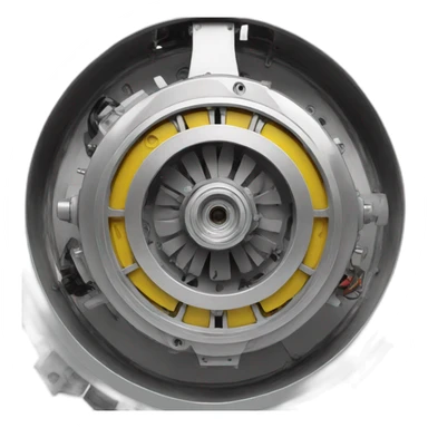 rotary motor in section sticker