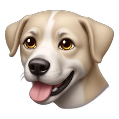 Perro pensando sticker