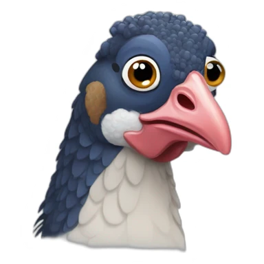 guinea fowl sticker